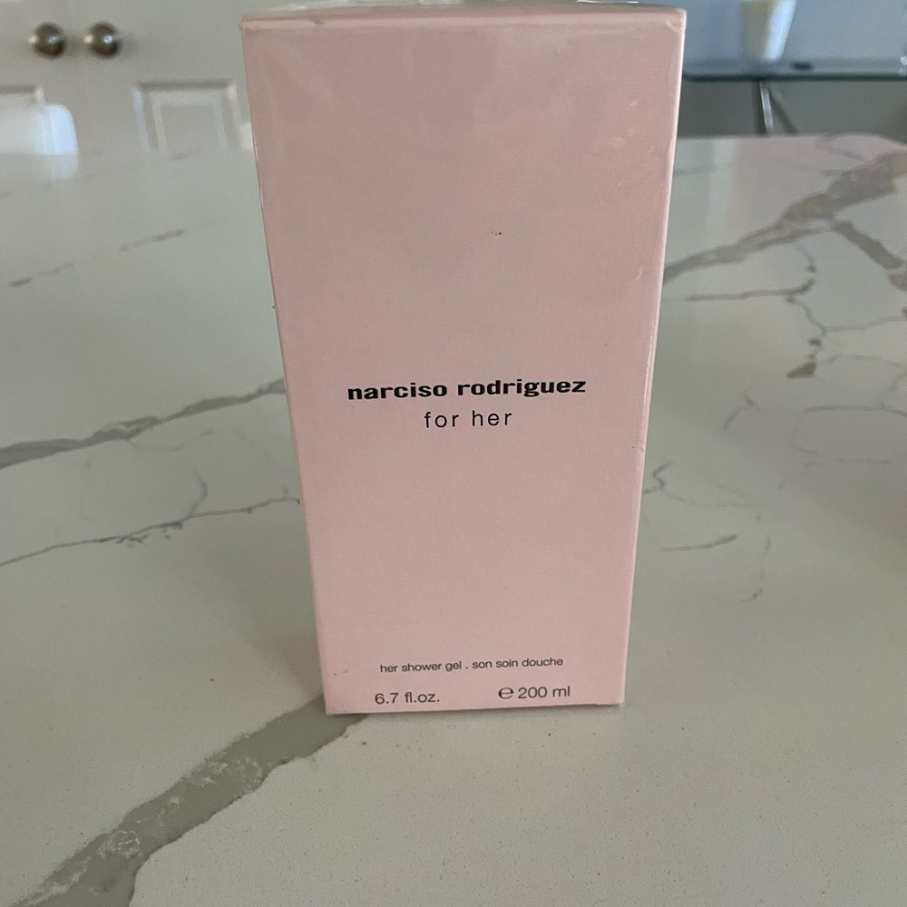 Narciso Rodriguez for her shower gel, 6.7 oz. Brand New / Sealed.